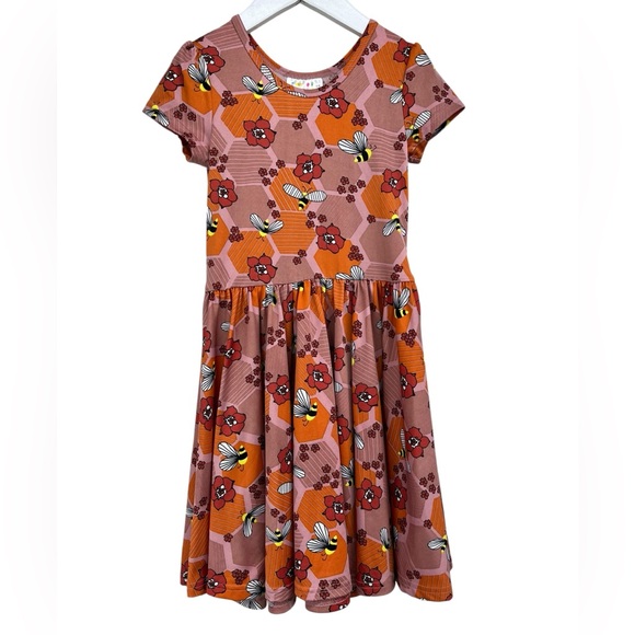 Dot Dot Smile Other - Dot Dot Smile Ballerina Style Bumble Bee Swing Dress Girls 5/6